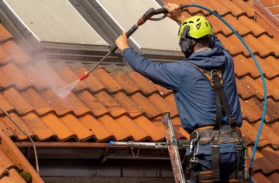 Démoussage et hydrofuge de toiture à Hunawihr